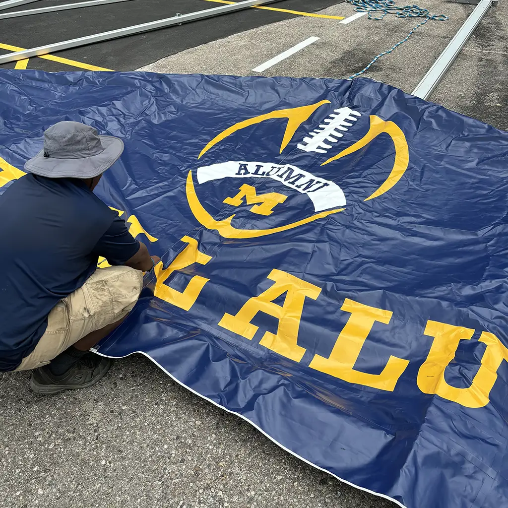 Ann Arbor Employee Michigan Alumni Tent End