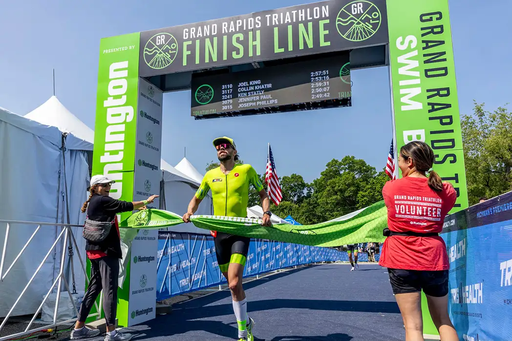 Grand Rapids Triathlon Finish Tent Rentals