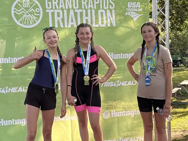 Grand Rapids Triathlon Medals