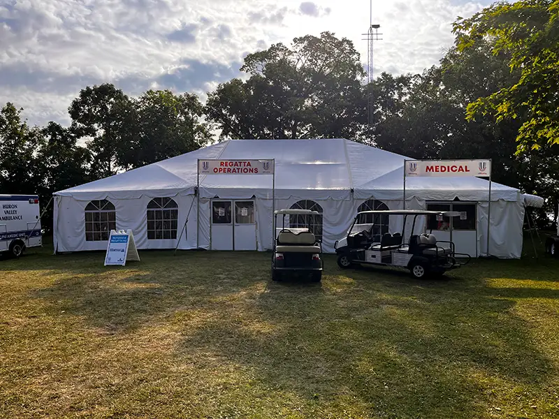 Rowfest Medical Tent Rental
