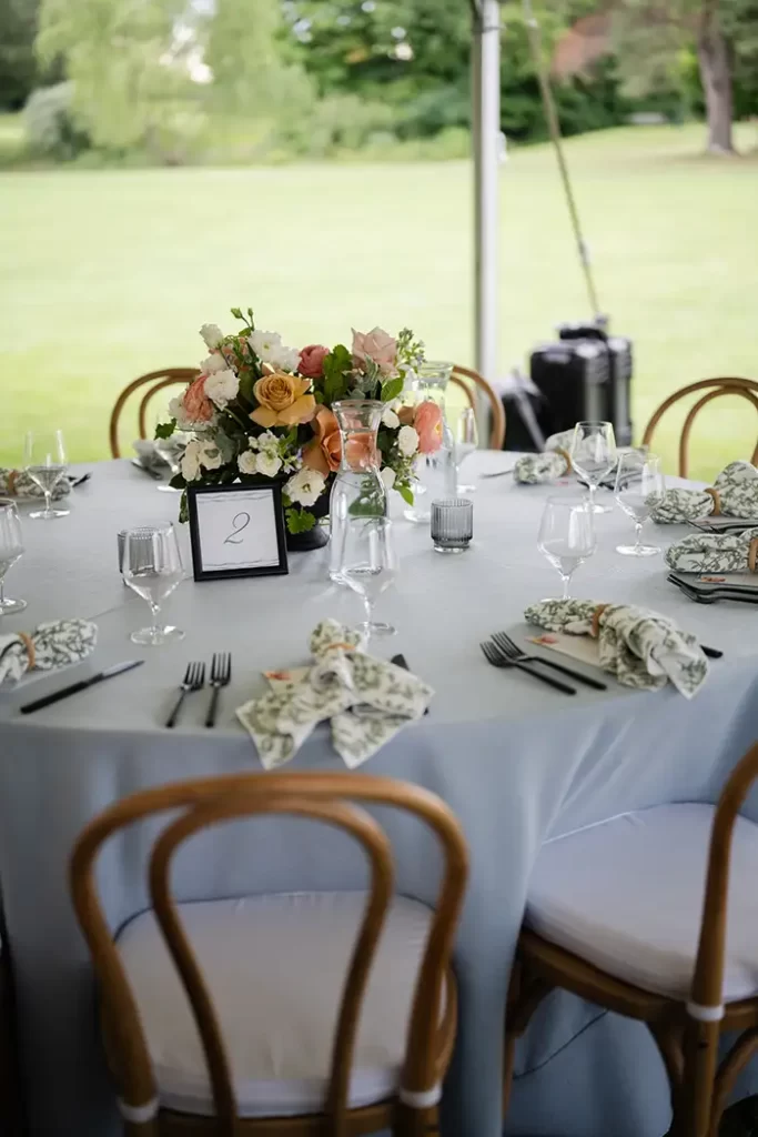 Sky Panama Linen Rental Corey's Wedding